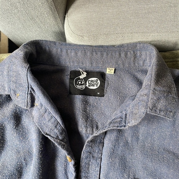 Soft Blue Button Up - Picture 2 of 2